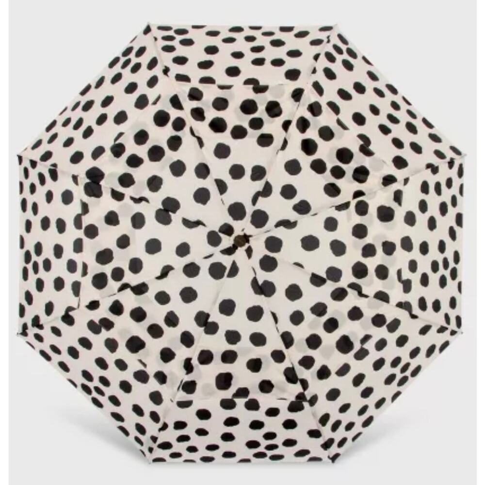 ShedRain VORTEX Auto Open/Close Compact Umbrella Telescoping Shaft 47" Polka Dot - Picture 5 of 8